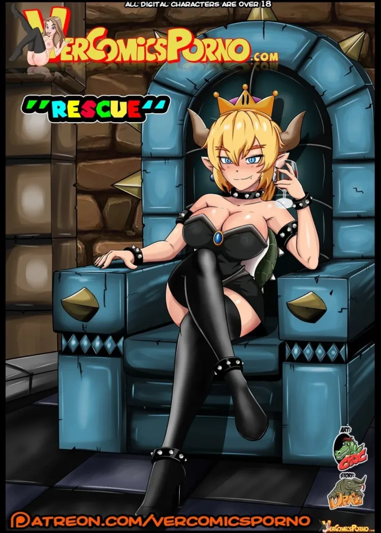 Cover of Bowsette Rescue – VerComicsPorno