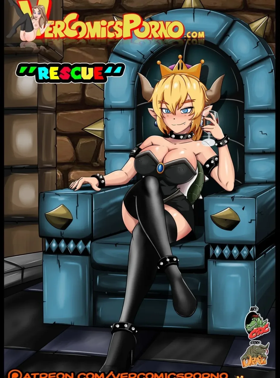 Cover of Bowsette Rescue – VerComicsPorno