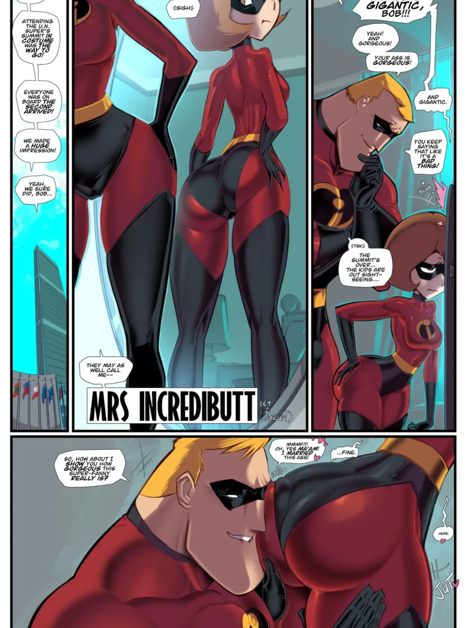 Cover of Mrs Incredibutt – Fred Perry