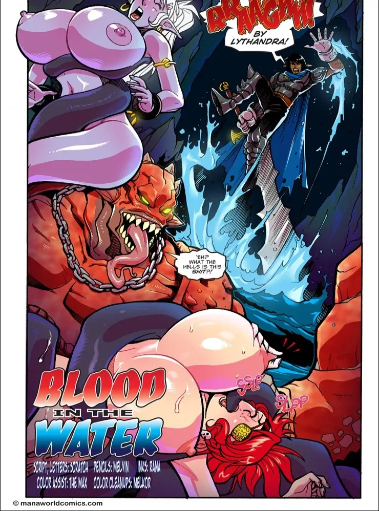 Cover of Blood in the Water- Mana World
