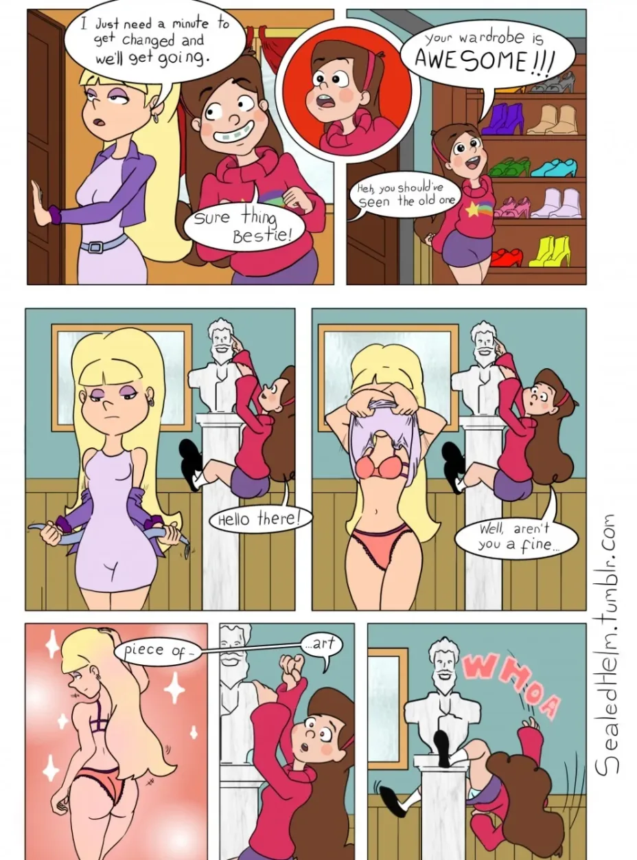 Cover of Mable X Pacifica – Gravity Falls
